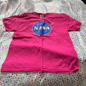 Pink NASA t-shirt EUC